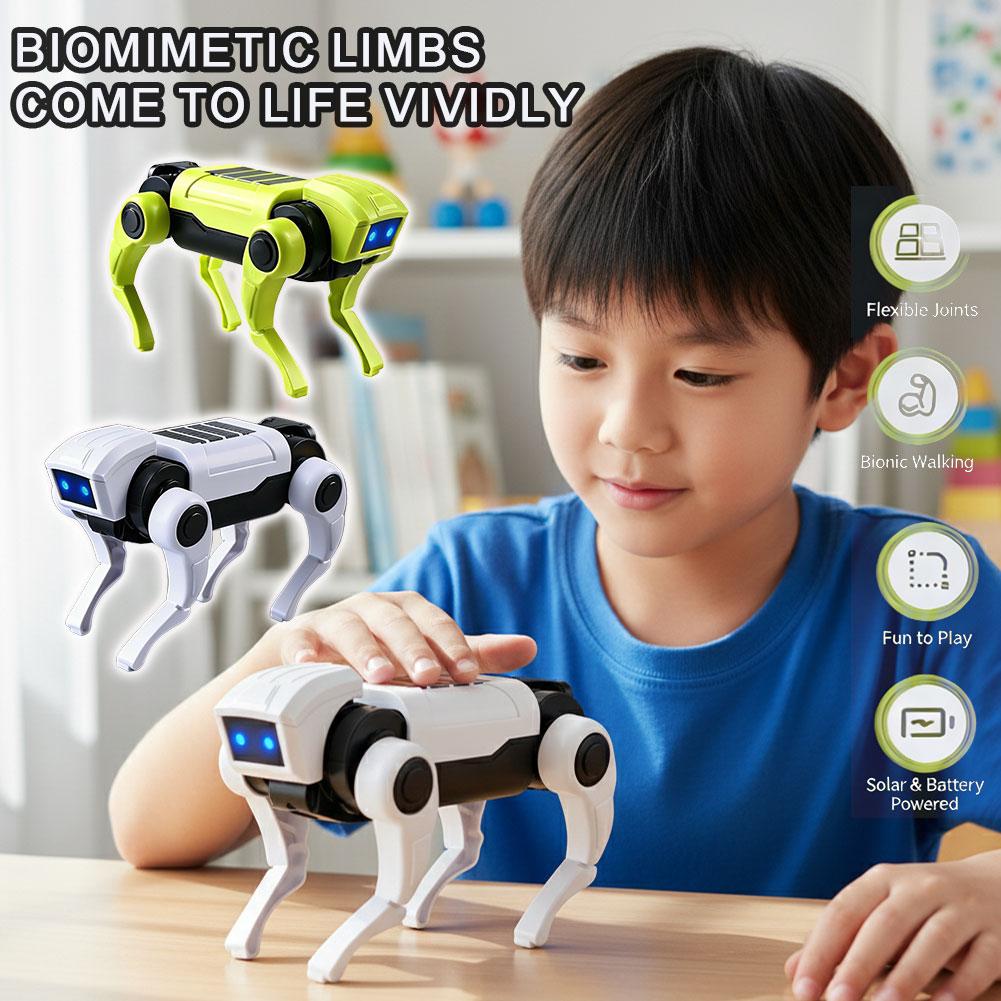 Diy Electronics For Kids - DIY ประกอบ RC หุ่นยนต์สุนัขของเล่นรีโมทคอนโทรลชุดหุ่นยนต์กลไกการสอนวิทยาศาสตร์ชุดไฟฟ้าของขวัญสำหรับเด็ก