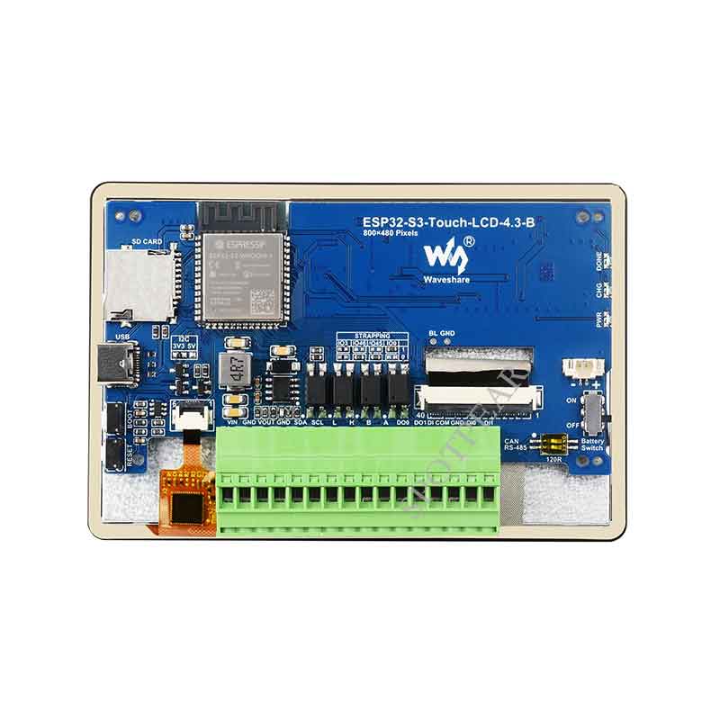 I2C Lcd Display - หน้าจอสัมผัส ESP32 S3 ขนาด 800x480 พิกเซล