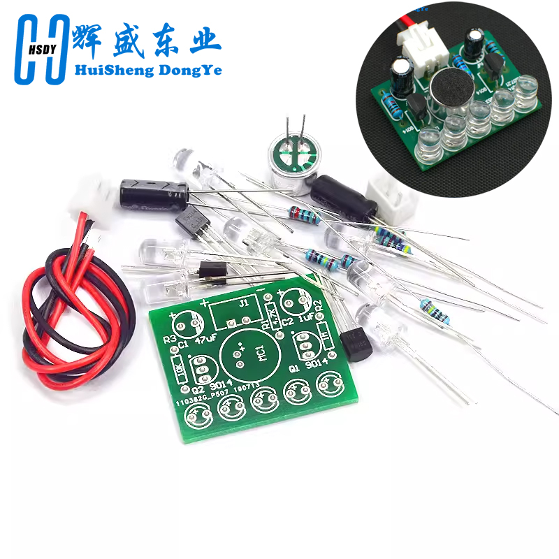 Diy Electronics Lab - 3 V-5.5 V เสียงเปิดใช้งานโคมไฟ LED Melody