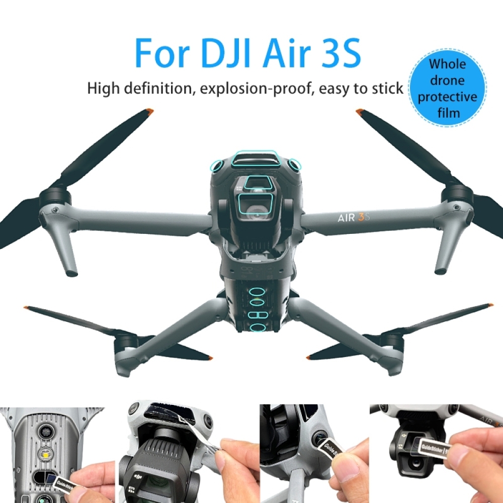 Diy Drone Electronics - ​ เลนส์เซนเซอร์ฟิล์มป้องกันสําหรับ DJI AIR 3S NANO