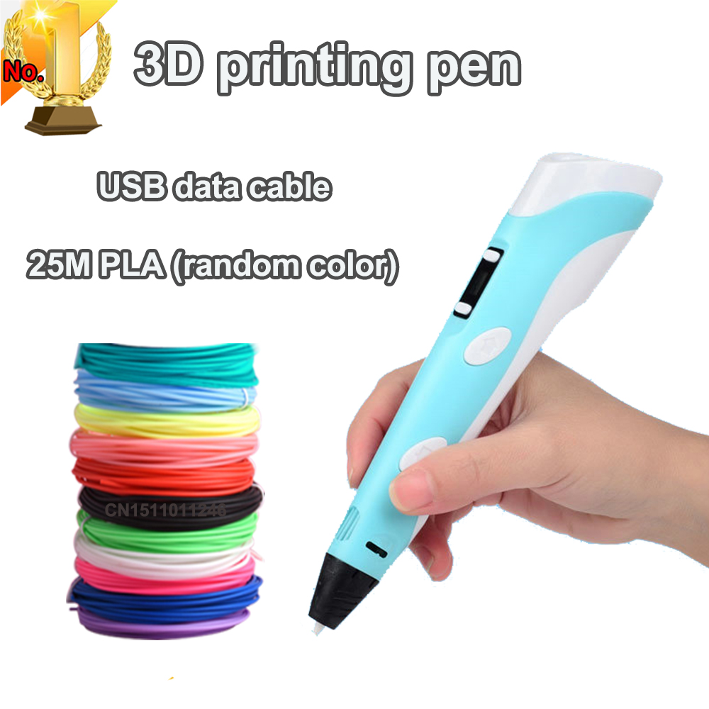 Diy Electronics Filament - อิเล็กทรอนิกส์ 3D การพิมพ์ปากกาพร้อมจอแสดงผล LED 25M PLA