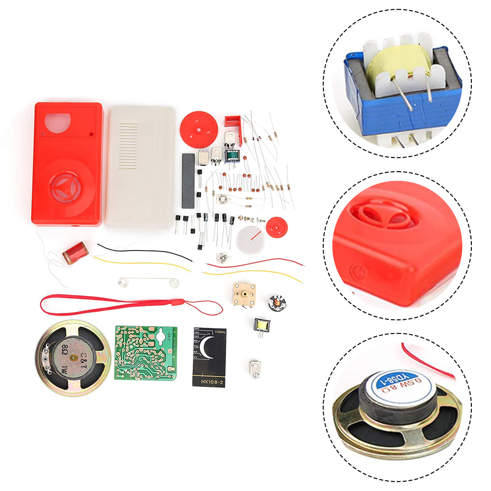 Homemade Diy Electronics - 1 ชุด HX108-2 7 หลอดวิทยุอิเล็กทรอนิกส์โฮมเมด DIY