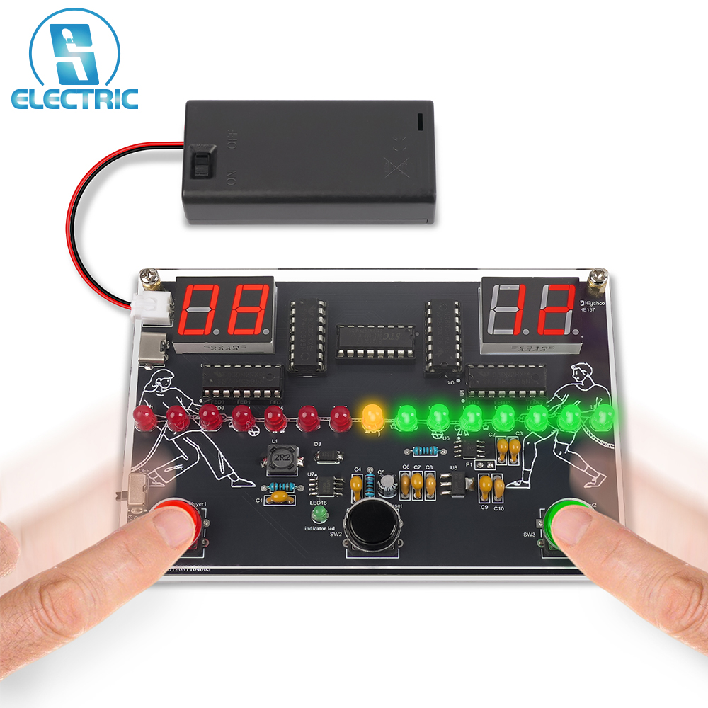 Diy Electronics Game - โครงการบัดกรี DIY เครื่องเล่นเกม 3-in-1 พร้อมไฟ LED
