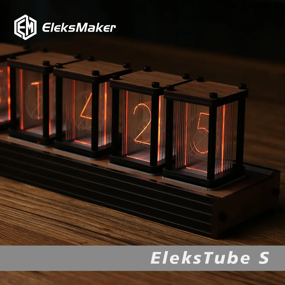 Diy Electronics Ideas - RGB Nixie Tube นาฬิกา DIY นาฬิกาตั้งโต๊ะ