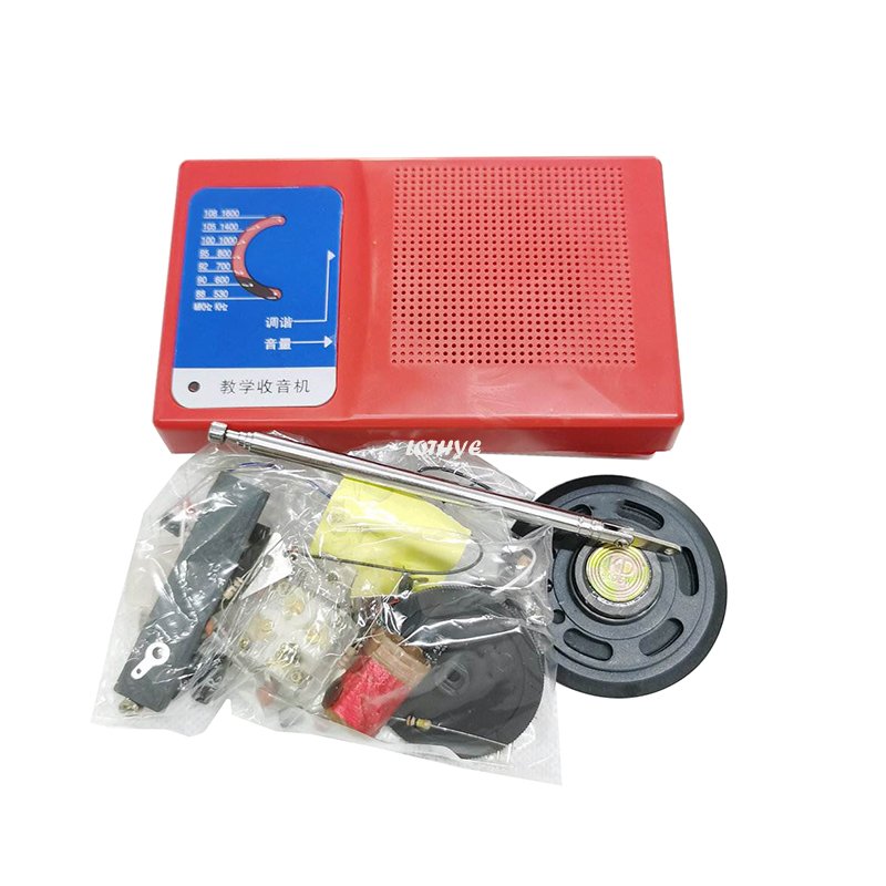 Diy Electronics Lab - วิทยุ FM AM แบบพกพาการสอนการทดลองชุด DIY อิเล็กทรอนิกส์ชุดชิ้นส่วนประกอบชุดการผลิตเชื่อมการฝึกอบรมห้องปฏิบัติการ