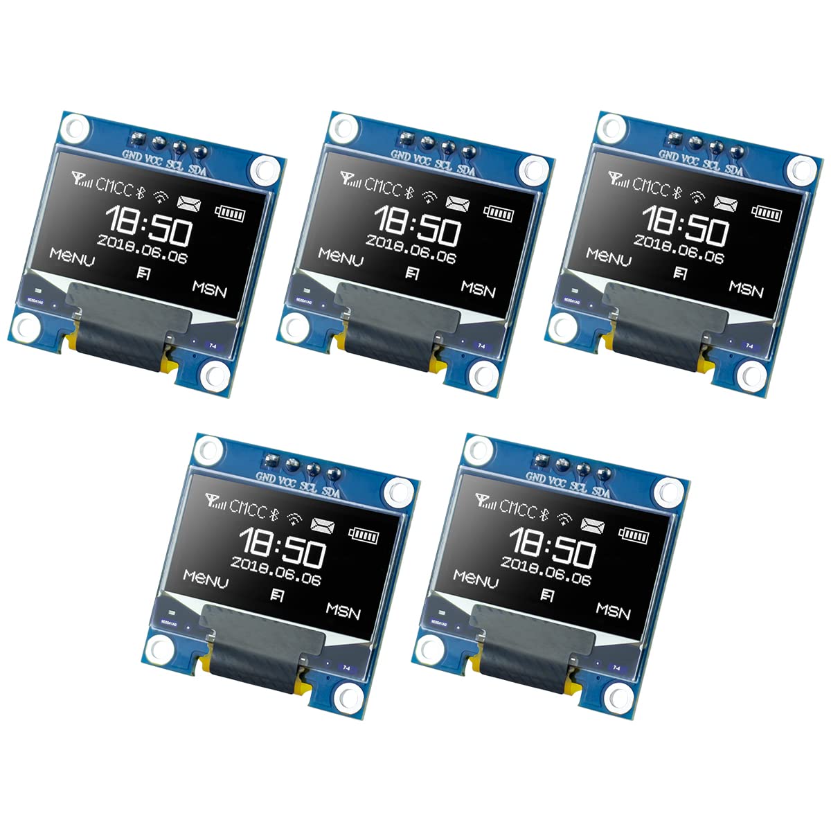 I2C Lcd Display - 0.96 นิ้ว OLED I2C IIC โมดูลจอแสดงผล