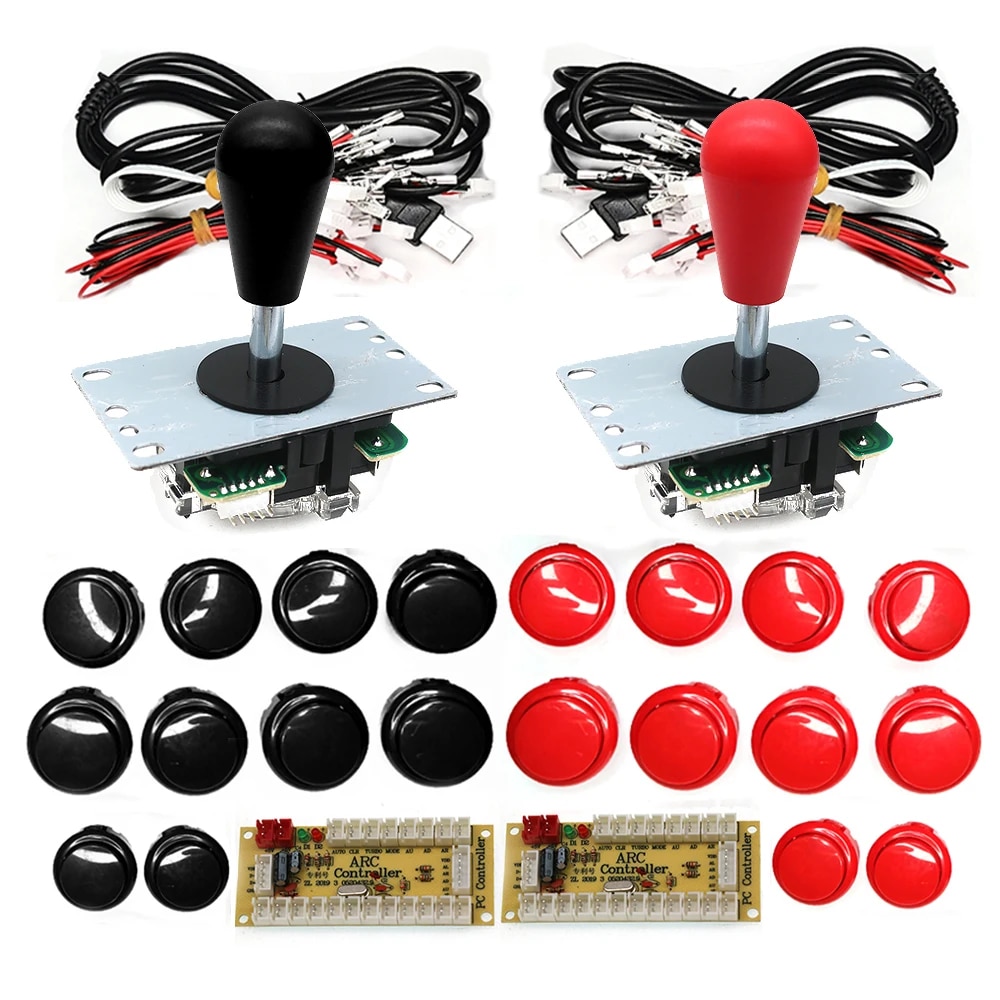 Diy Electronics Game - คัดลอก SANWA เกมคอนโซลอาเขต DIY ชุด 8