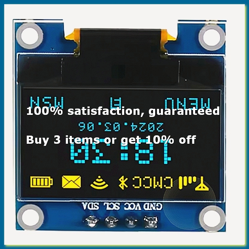 I2C Lcd Display - 0.96 นิ้ว OLED จอแสดงผลโมดูล I2C IIC