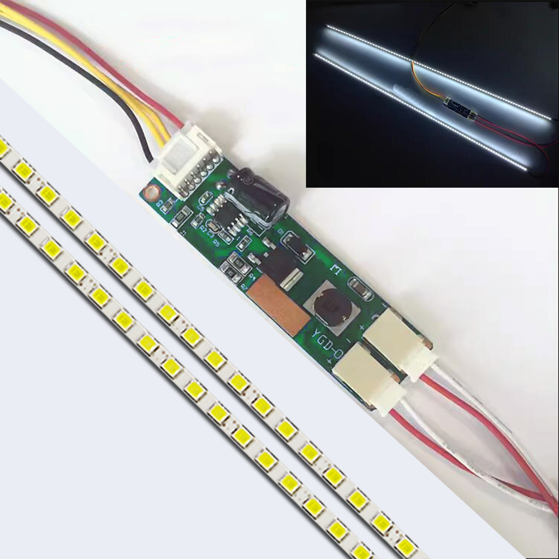Led Assortment Kit - ชุดอัพเดทหลอดไฟแบ็คไลท์ LED ปรับได้ ขนาด 15 17