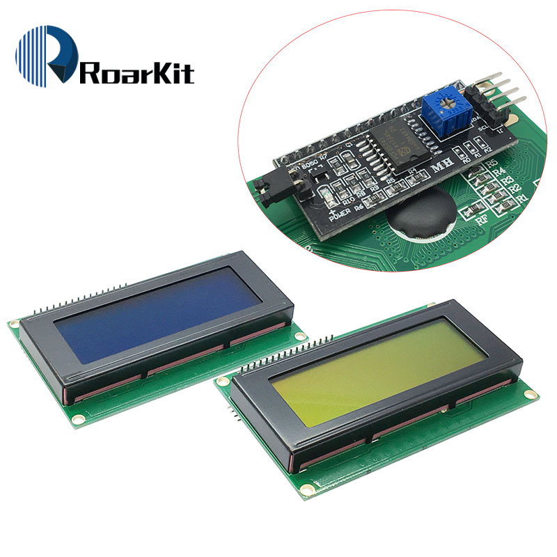 I2C Lcd Display - โมดูล LCD สีฟ้า/สีเหลืองสีเขียวหน้าจอ HD44780 IIC/I2C 2004
