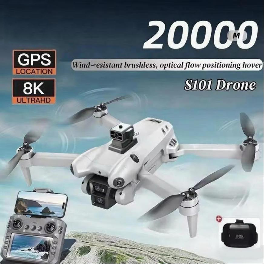 Diy Drone Electronics - Xiaomi S101 Drone 8K HD กล้องคู่ระดับมืออาชีพ