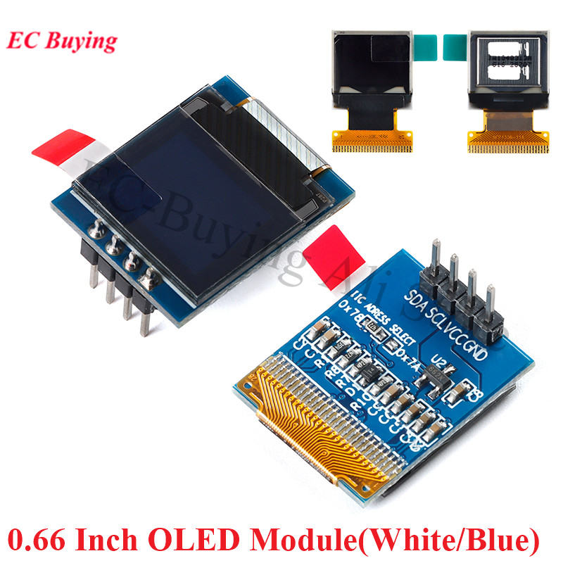 I2C Lcd Display - 0.66 นิ้ว OLED จอแสดงผล LCD โมดูล