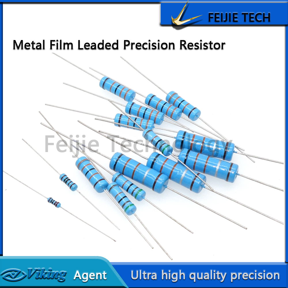 Resistor Kit 1 4W - 20 ชิ้น/ล็อต 3W ตัวต้านทานฟิล์มโลหะ 1% 0.1R-2.2M