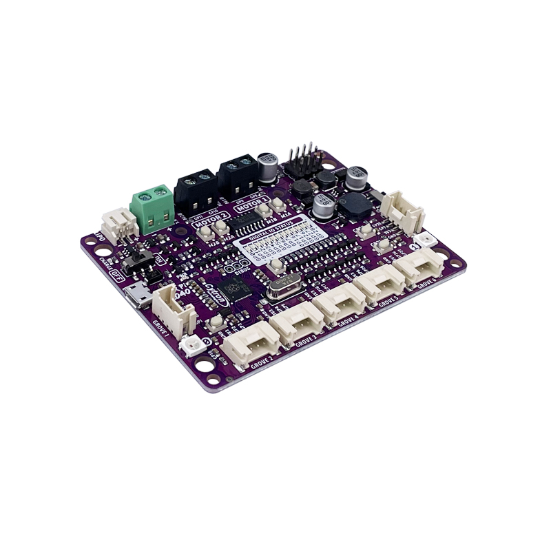 Diy Electronics Raspberry Pi - Maker Pi RP2040 ชุดควบคุมการเคลื่อนไหวของหุ่นยนต์ DIY โมดูลอิเล็กทรอนิกส์ที่รองรับ