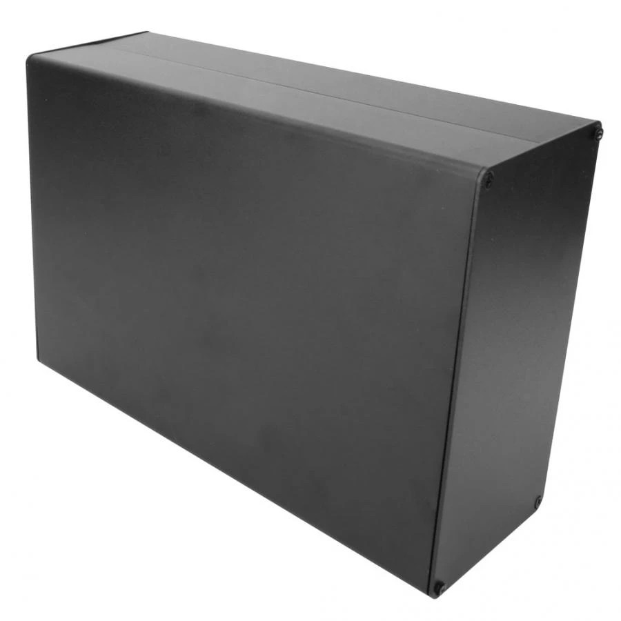 Diy Box Electronics Mall - กล่องรวมสัญญาณอิเล็กทรอนิกส์ DIY ขนาด 80x160x170 มม. สีดำ