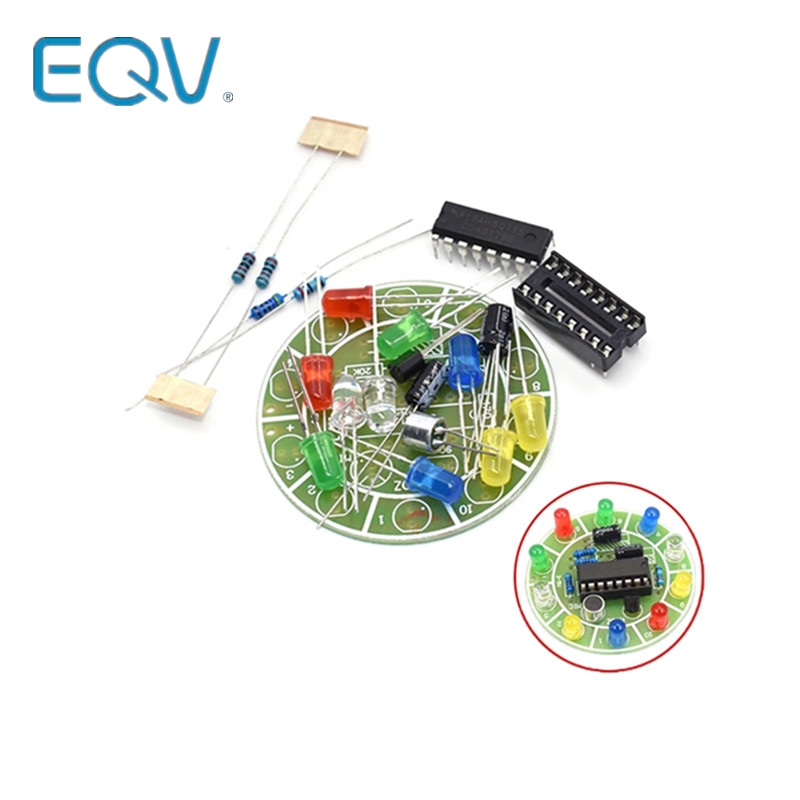 CD4017สีสันควบคุมเสียงไฟLEDหมุ - Diy Electronics Lab บทวิจารณ์และราคา