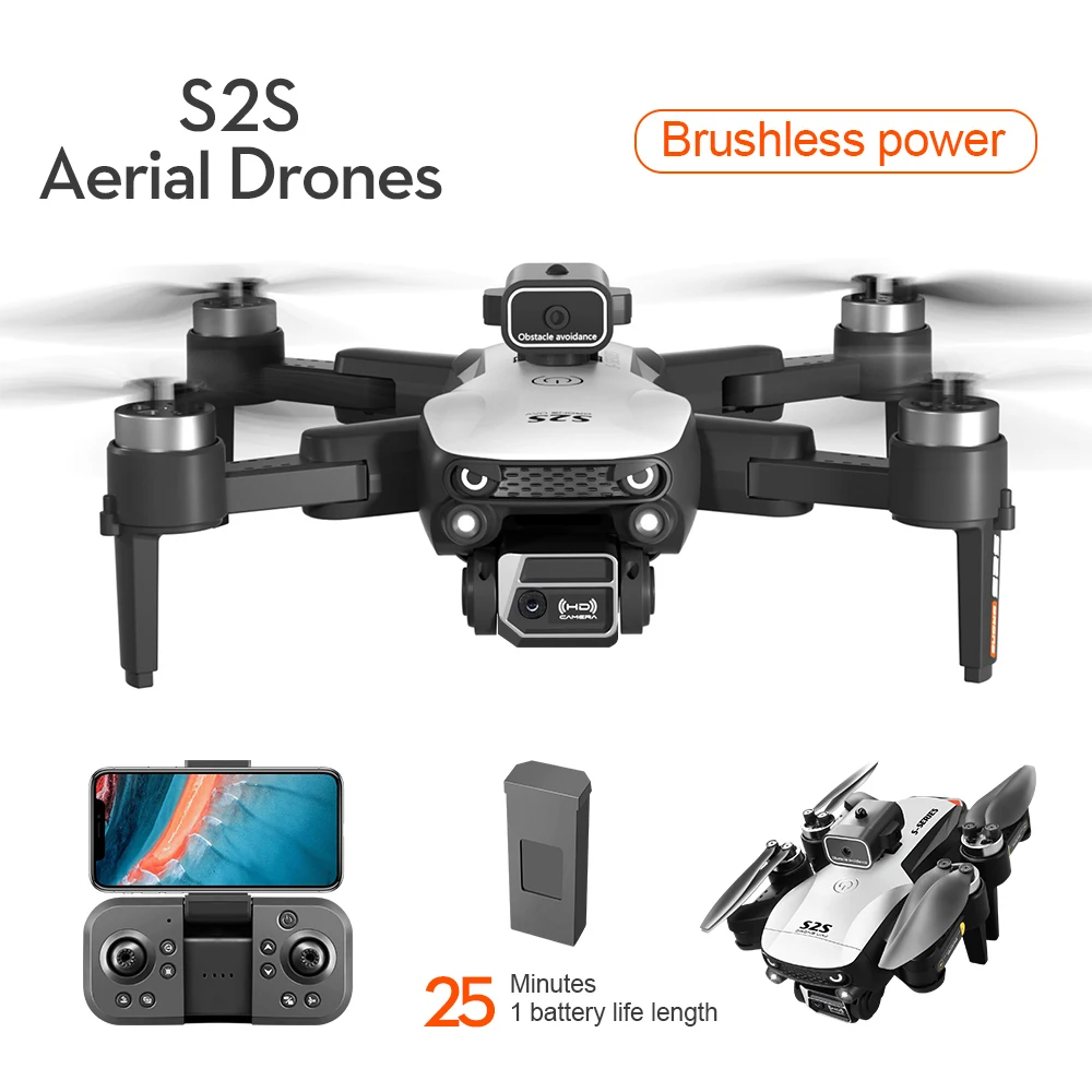 ใหม่S2S Drone 8K Professional  - Diy Drone Electronics บทวิจารณ์และราคา