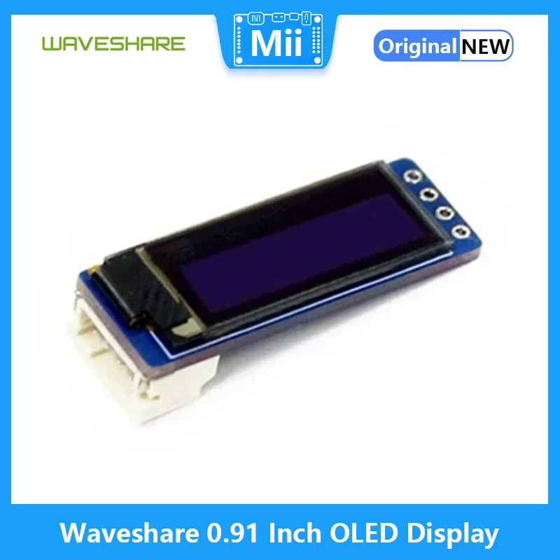 Waveshare 0.91 นิ้วโมดูลแสดงผล - I2C Lcd Display บทวิจารณ์และราคา