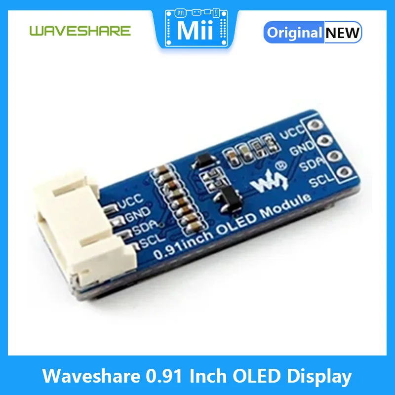 Waveshare 0.91 นิ้วโมดูลแสดงผล - I2C Lcd Display บทวิจารณ์และราคา
