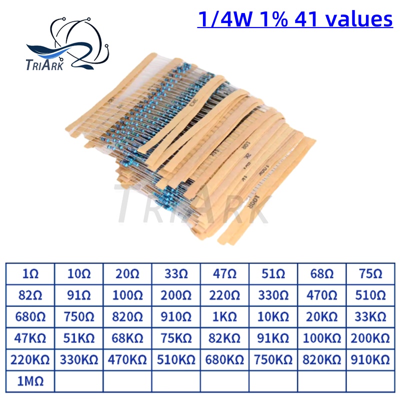 300/600/ชุด 30 ชนิด 1/4W 1% คว - Resistor Kit 1 4W บทวิจารณ์และราคา