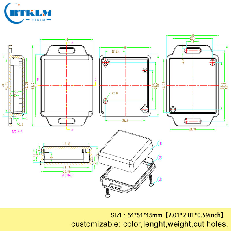 กล่องรวมสายไฟติดผนัง DIY กล่อง - Homemade Diy Electronics บทวิจารณ์และราคา