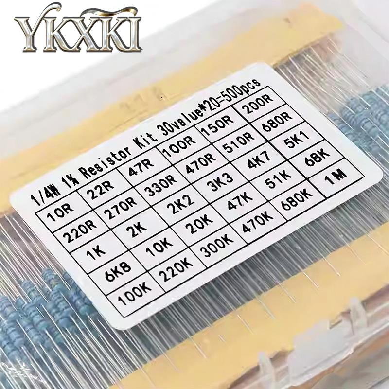 300 ชิ้น 600 ชิ้น 820 ชิ้น 1/4 - Resistor Kit 1 4W บทวิจารณ์และราคา