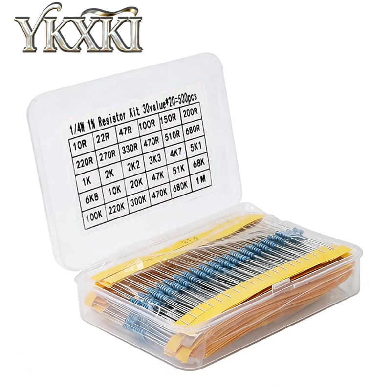 300 ชิ้น 600 ชิ้น 820 ชิ้น 1/4 - Resistor Kit 1 4W บทวิจารณ์และราคา