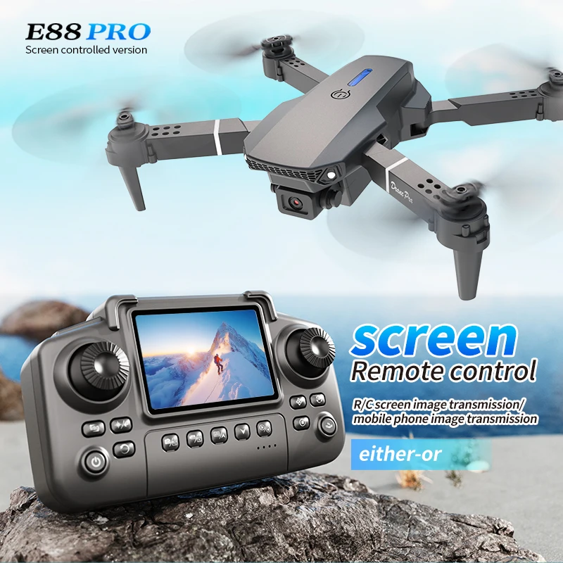 Professional E88 PRO Drone หน้ - Diy Drone Electronics บทวิจารณ์และราคา
