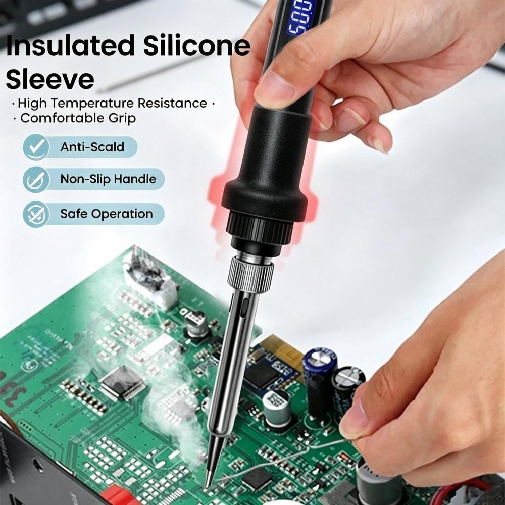 หัวแร้งไฟฟ้าปรับอุณหภูมิได้ 80 - Diy Electronics Bench บทวิจารณ์และราคา