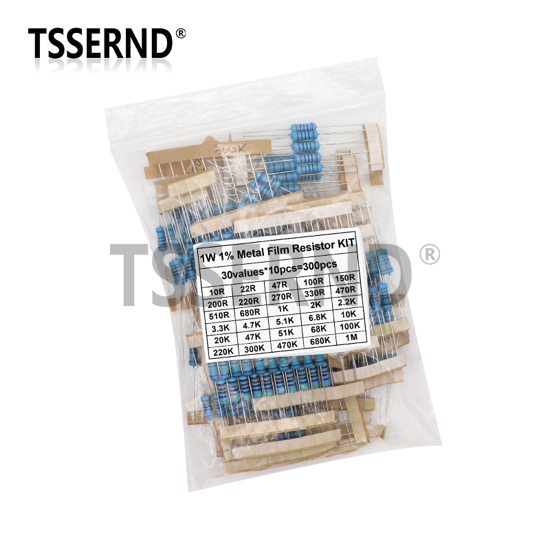 ชุดตัวต้านทานแบบฟิล์มโลหะ1% 1/ - Resistor Kit 1 4W บทวิจารณ์และราคา