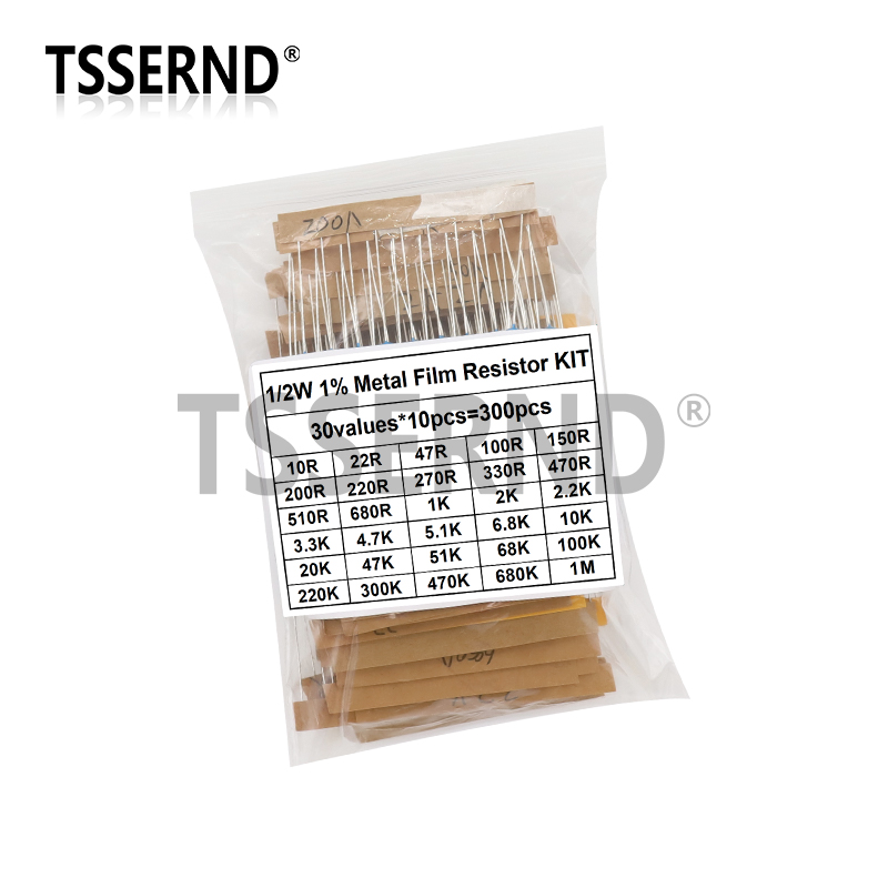 ชุดตัวต้านทานแบบฟิล์มโลหะ1% 1/ - Resistor Kit 1 4W บทวิจารณ์และราคา