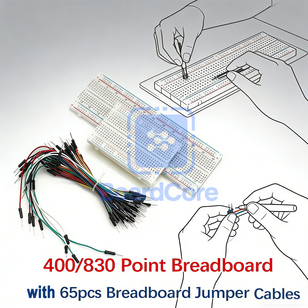 ชุดอุปกรณ์บอร์ดทดลอง 400/830 จ - Diy Electronics Raspberry Pi บทวิจารณ์และราคา
