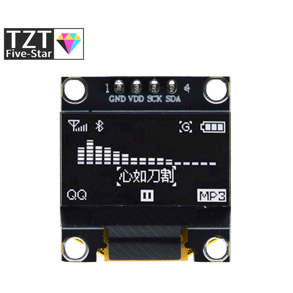 0.96 นิ้ว OLED IIC Serial สีขา - I2C Lcd Display บทวิจารณ์และราคา