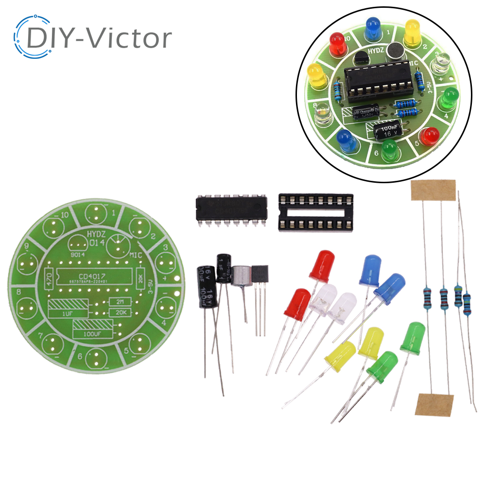 ชุดไฟแอลอีดีหมุนได้ควบคุมด้วยเ - Diy Electronics Lab บทวิจารณ์และราคา