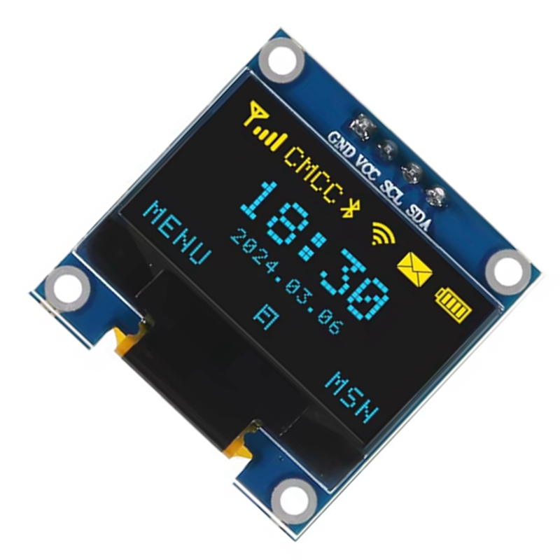0.96 นิ้ว OLED จอแสดงผลโมดูล I - I2C Lcd Display บทวิจารณ์และราคา