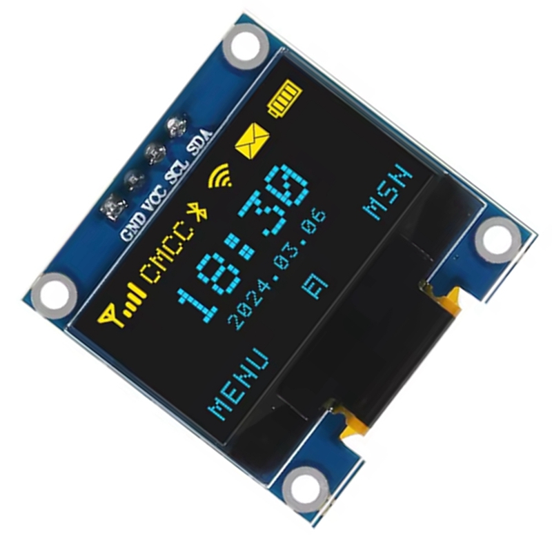 0.96 นิ้ว OLED จอแสดงผลโมดูล I - I2C Lcd Display บทวิจารณ์และราคา