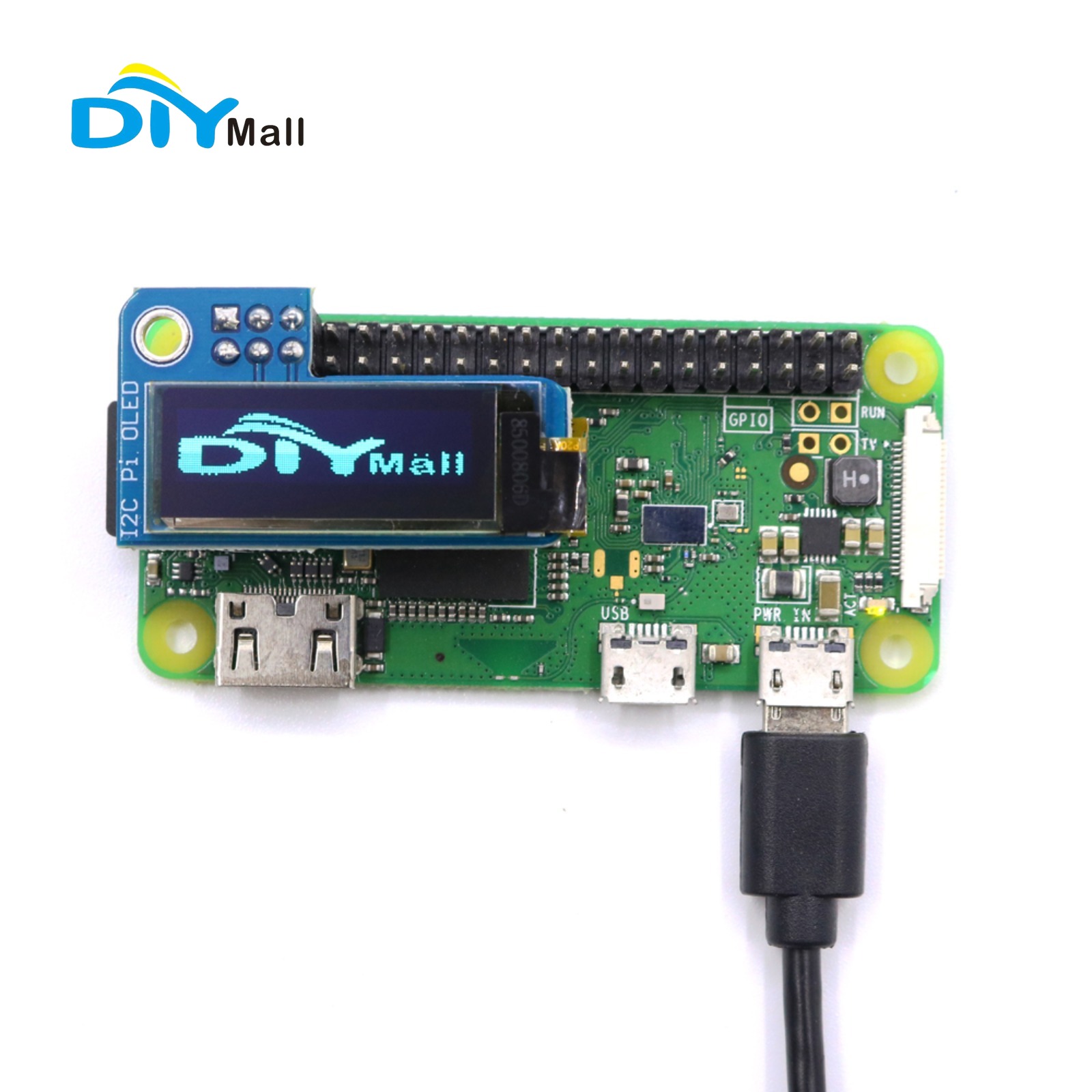 DIYmall จอแสดงผล OLED ขนาด 0.9 - Diy Electronics Raspberry Pi บทวิจารณ์และราคา