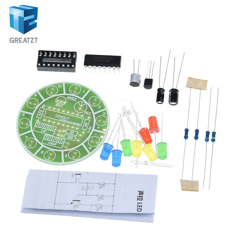 GREATZT CD4017 ชุดไฟ LED หมุนไ - Diy Electronics Lab บทวิจารณ์และราคา