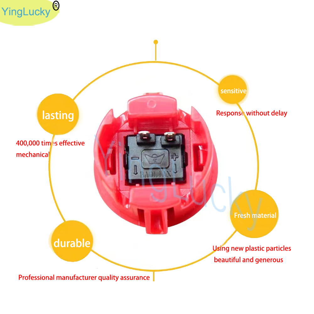 12 ชิ้นปุ่มกดอาร์เคด, คอนโทรลเ - Diy Electronics Game บทวิจารณ์และราคา