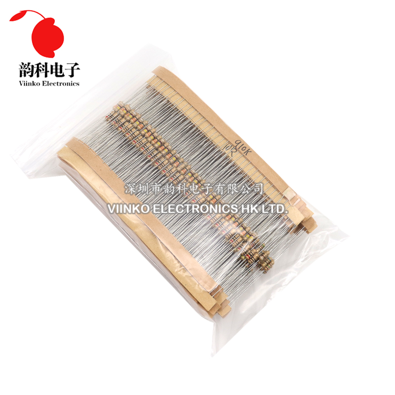 ชุดตัวต้านทานฟิล์มคาร์บอนแบบ1/ - Resistor Kit 1 4W บทวิจารณ์และราคา