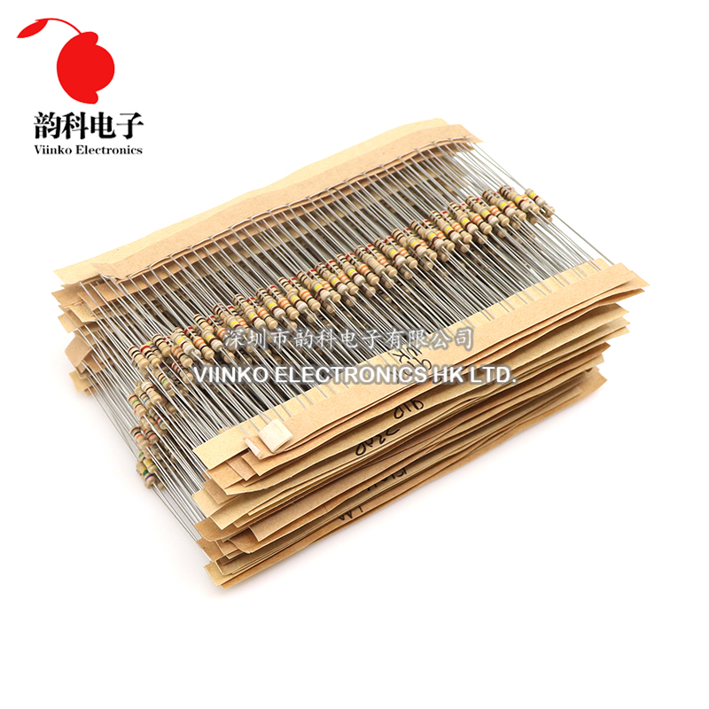 ชุดตัวต้านทานฟิล์มคาร์บอนแบบ1/ - Resistor Kit 1 4W บทวิจารณ์และราคา