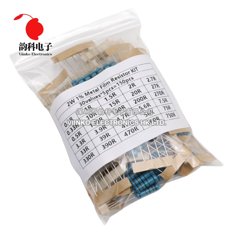 ชุดตัวต้านทานแบบฟิล์มโลหะ 300  - Resistor Kit 1 4W บทวิจารณ์และราคา