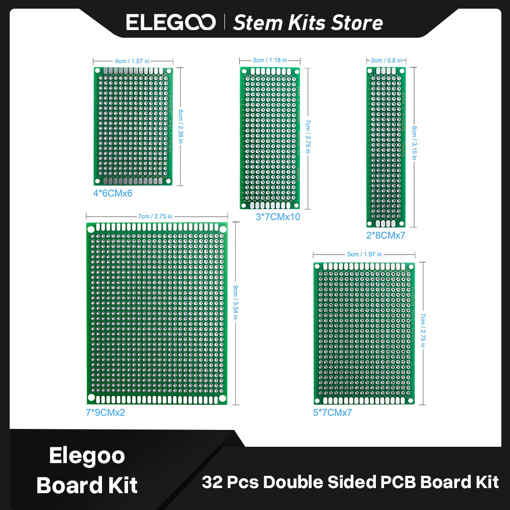 ชุดแผงวงจรพิมพ์สองด้าน ELEGOO  - Pcb Etching Kit บทวิจารณ์และราคา