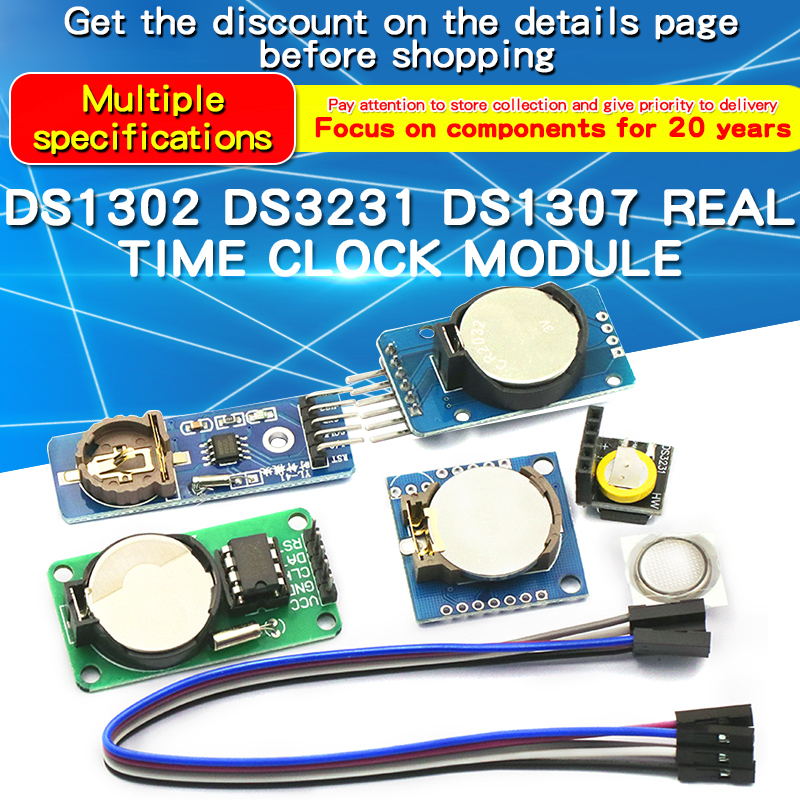 1PCS DS1302/DS1307/PCF8563/DS3 - Rtc Module Ds3231 บทวิจารณ์และราคา