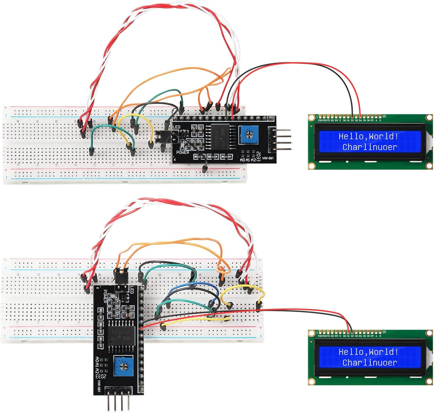 ชุดหนึ่ง 1602 LCD 20*4 หน้าจอส - I2C Lcd Display บทวิจารณ์และราคา