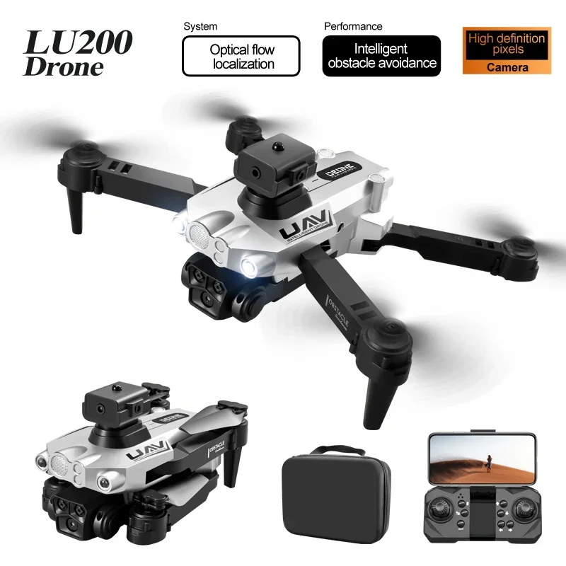 โดรน LU200 8K GPS กล้องสามตัว  - Diy Drone Electronics บทวิจารณ์และราคา