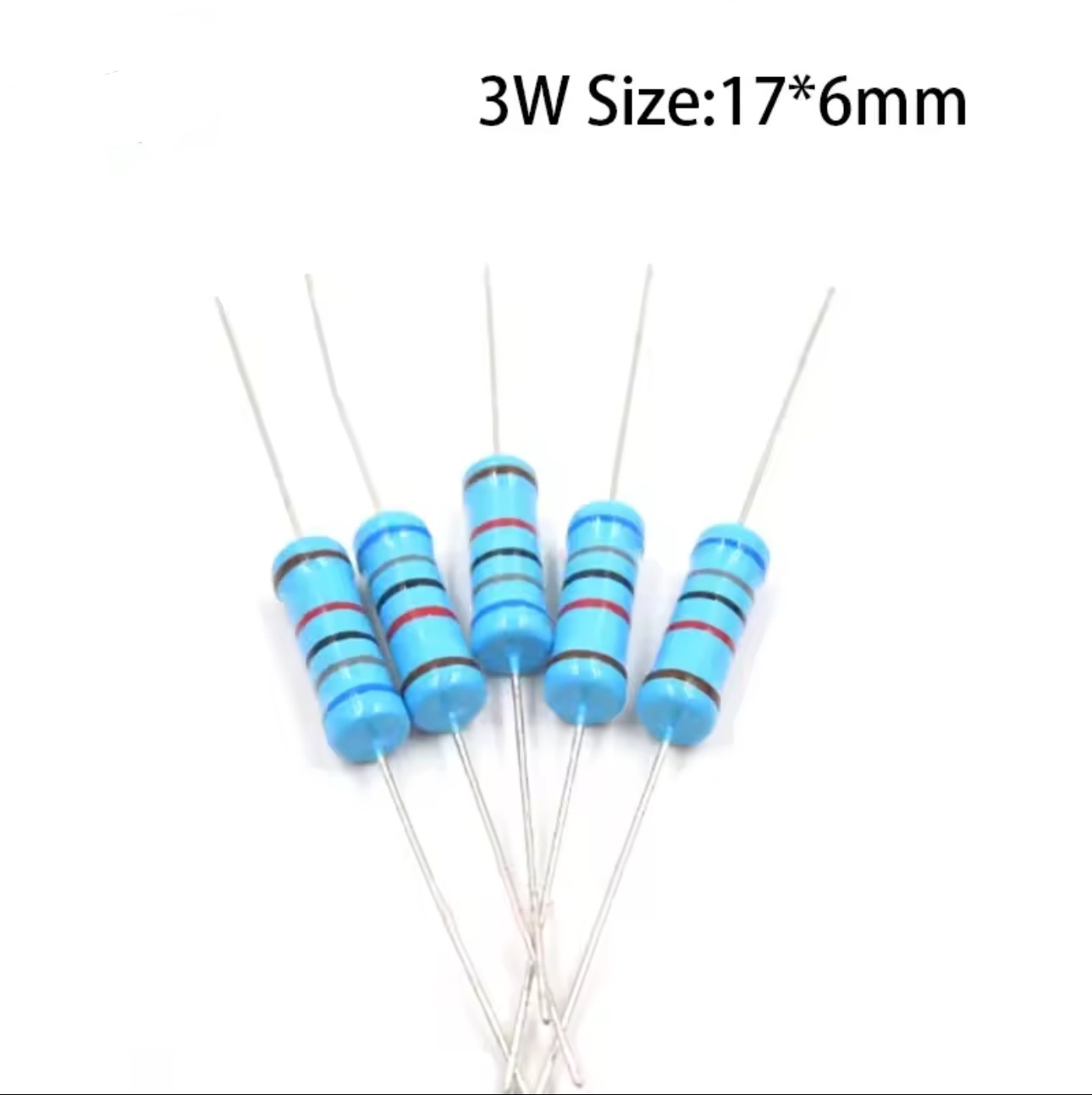 20 ชิ้น/ล็อต 3W ตัวต้านทานฟิล์ - Resistor Kit 1 4W บทวิจารณ์และราคา