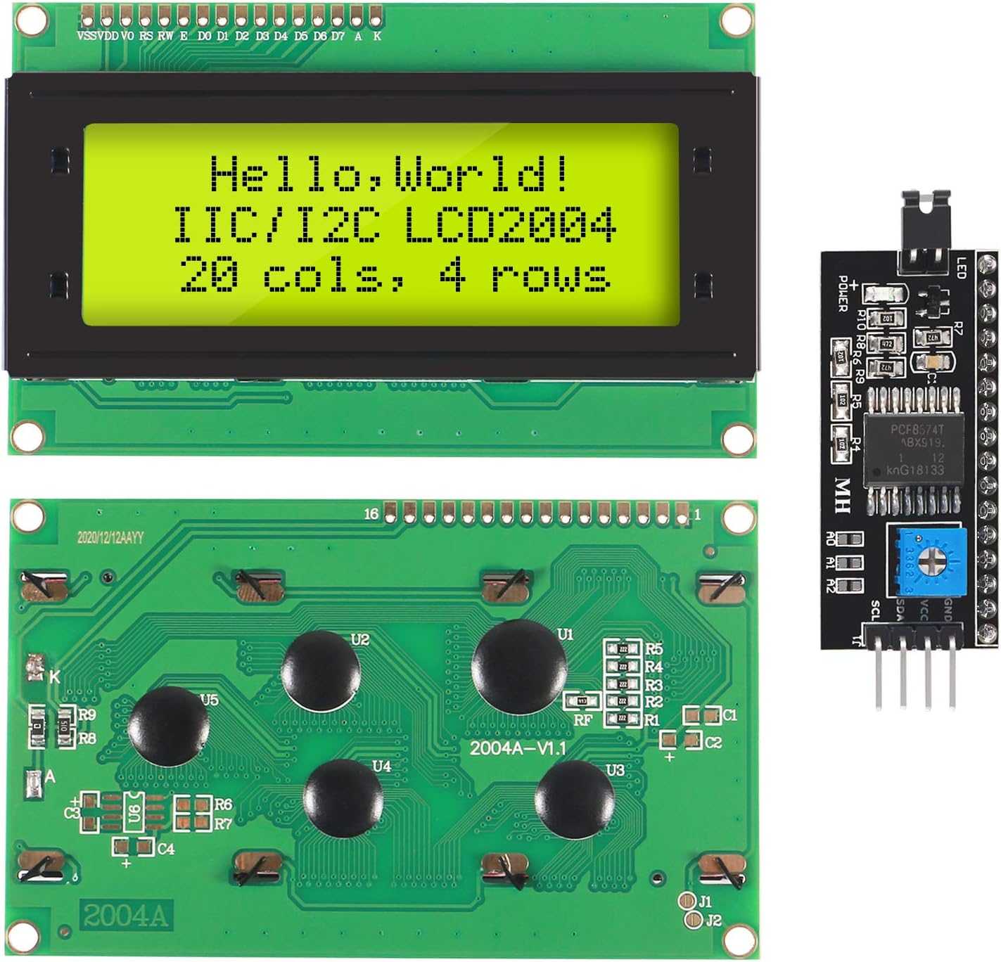 2ชิ้น I2C IWI อนุกรมจอแอลซีดี2 - I2C Lcd Display บทวิจารณ์และราคา