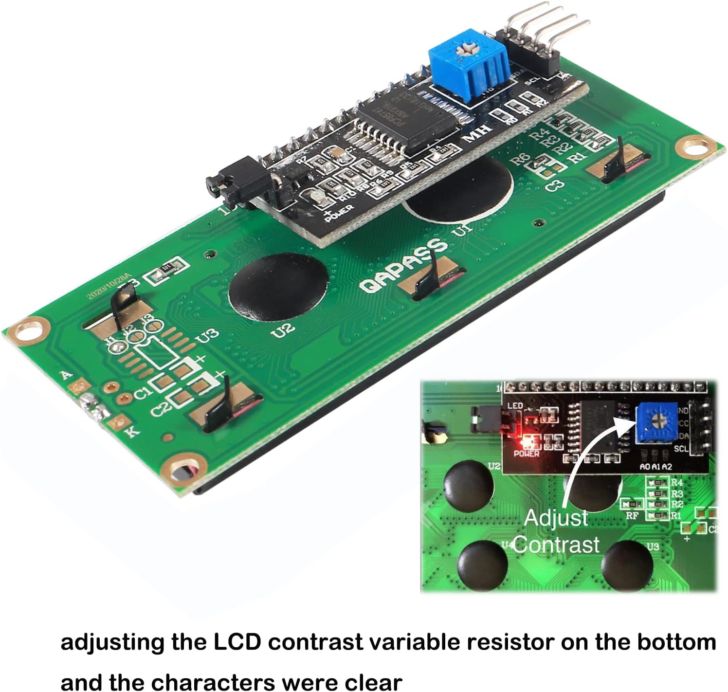 2ชิ้น I2C IWI อนุกรมจอแอลซีดี2 - I2C Lcd Display บทวิจารณ์และราคา