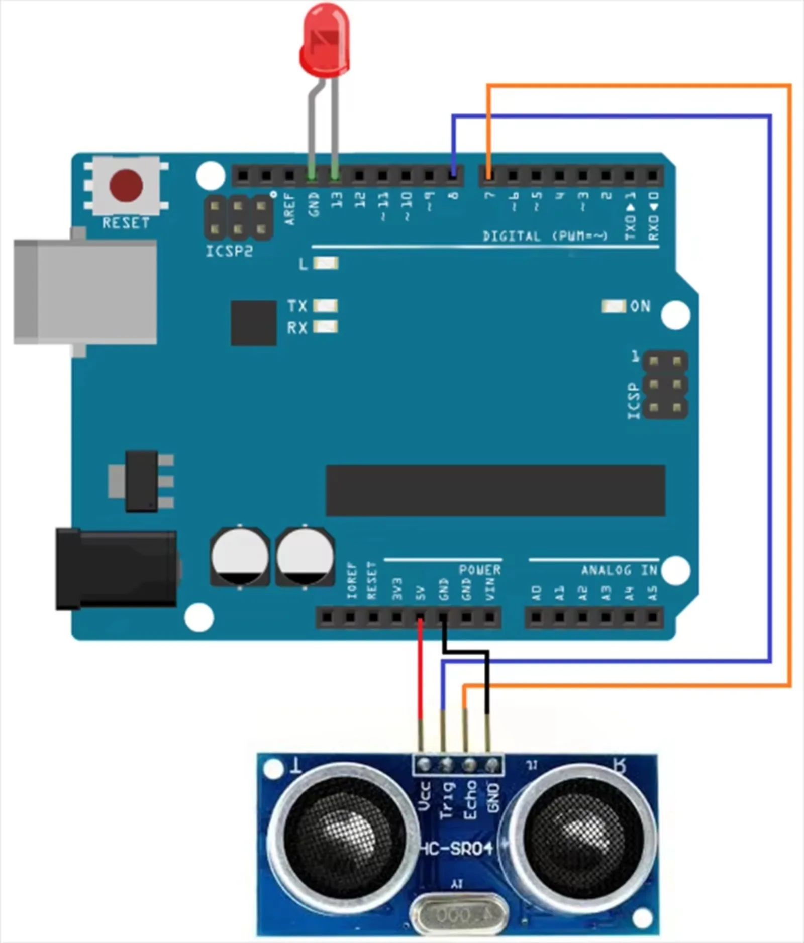 ชุดเซ็นเซอร์อัลตราโซนิก HC-SR0 - Ultrasonic Sensor Hc บทวิจารณ์และราคา